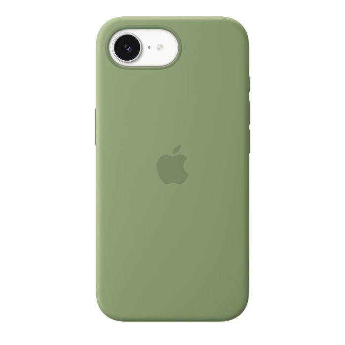 Apple iPhone 17e Silicone Case with MagSafe, Light Moss