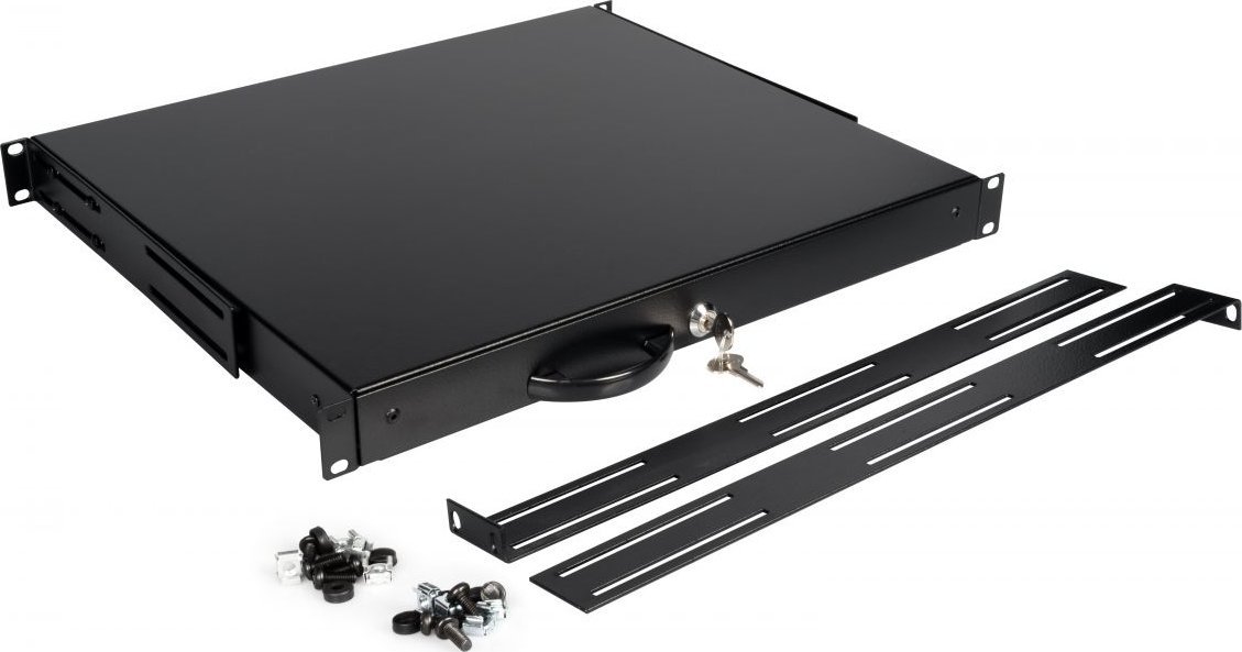 Sirtar rack Equip Lockable Drawer 19", 1U, i zi RAL9005