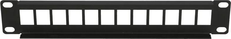 Panel patch Extralink 12 porta UTP, 10", modular, i zi