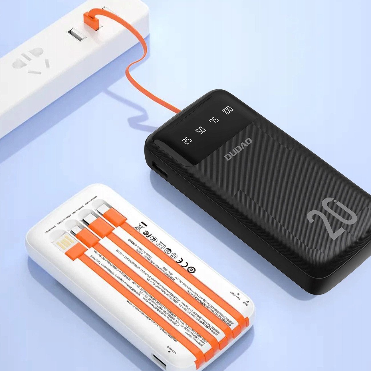 Karikues portativ Dudao K6Pro+, 20000mAh, 10W, i zi