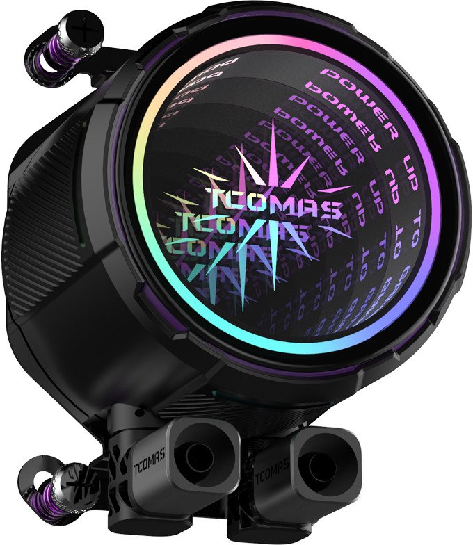 Ftohës ujor për procesor Tcomas LA200 360, radiator 360 mm, ARGB, i zi