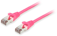 Kabllo rrjeti Equip Cat6A S/FTP, RJ45 në RJ45, 25m, rozë