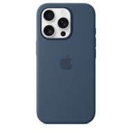 Apple iPhone 16 Pro Silicone Case with MagSafe, Denim Apple iPhone 16 Pro Silicone Case with MagSafe, Denim