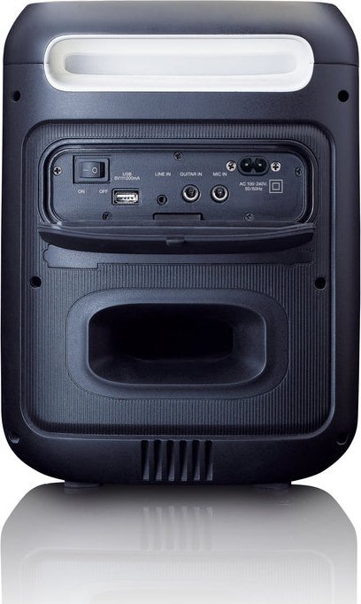 Звучници Lenco PA-101BK, Bluetooth, LED, црна