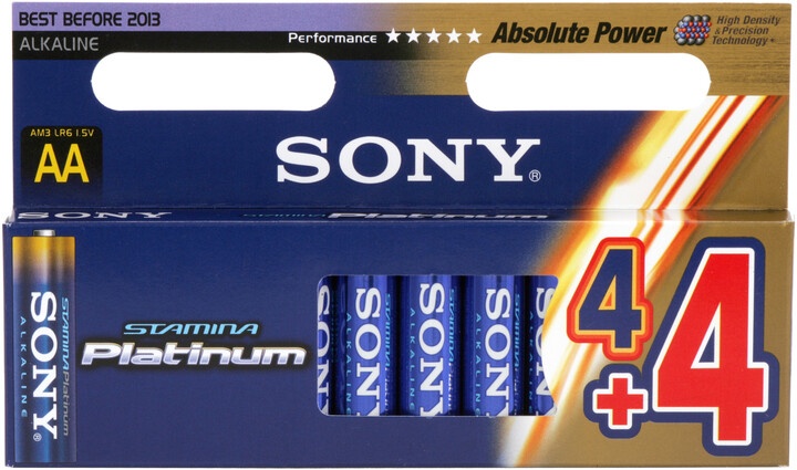 Bateri Sony Stamina Platinum LR6 / AA, 4 copë
