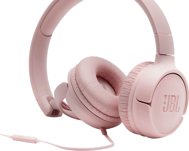 Kufje JBL T500, rozë