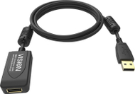 Kabllo zgjatëse USB Vision TC 5MUSBEXT+/BL, USB 2.0, 5 m, e zezë