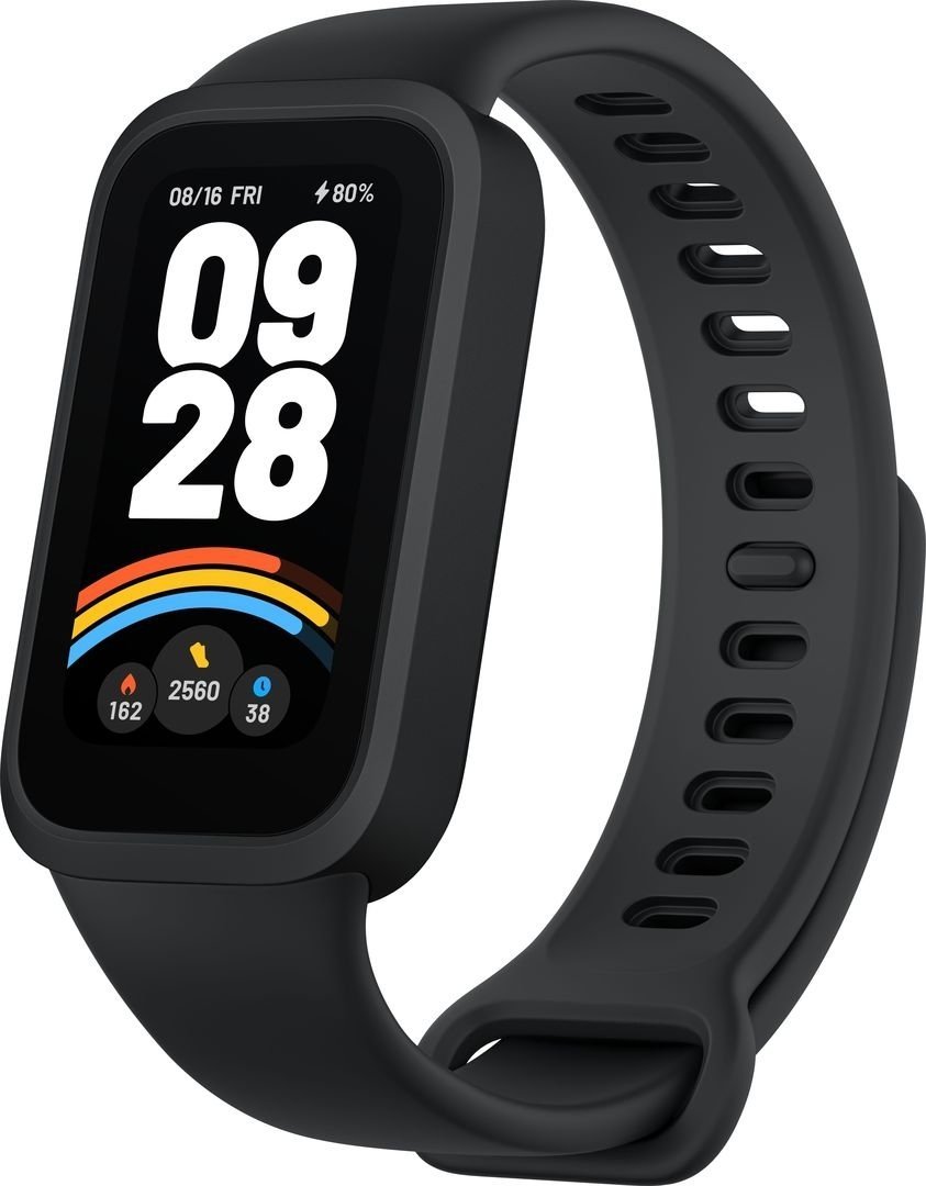 Паметна нараквица Xiaomi Smart Band 9 Active, смарт екран, фитнес мониторинг, црна