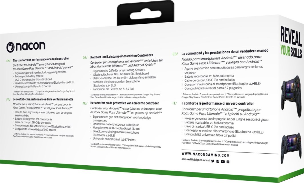 Kontroller BigBen Nacon Xbox Holder MG-X Pro, wireless