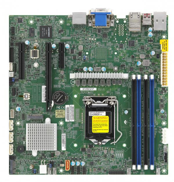 Pllakë amë Supermicro MBD-X12SCZ-F Intel W480 LGA 1200 micro ATX