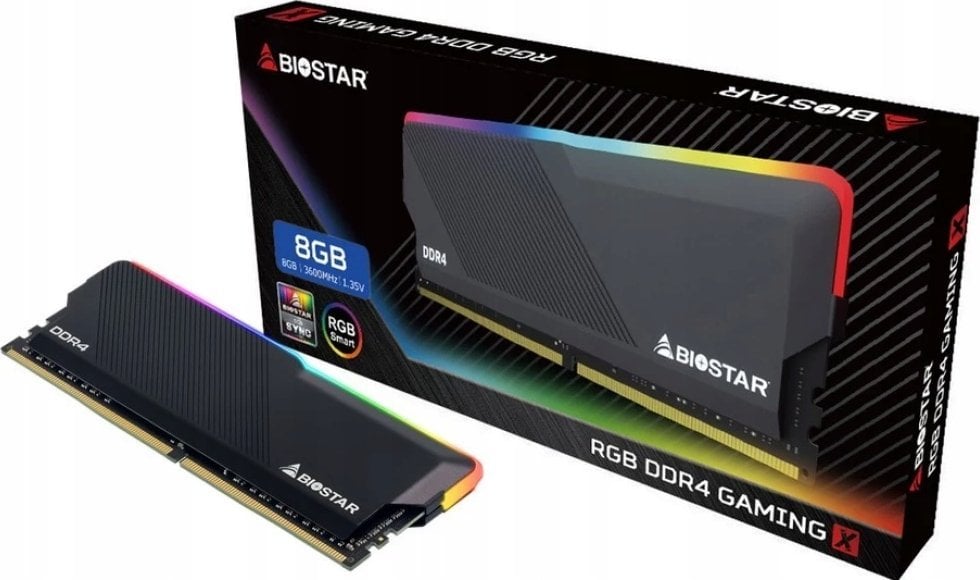 Memorie Biostar Gaming X, DDR4, 8 GB, 3600 MHz, CL18, DHD36EU4R8