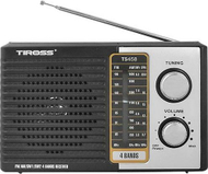 Radio portative Tiross TS-458, AM FM SW, e zezë