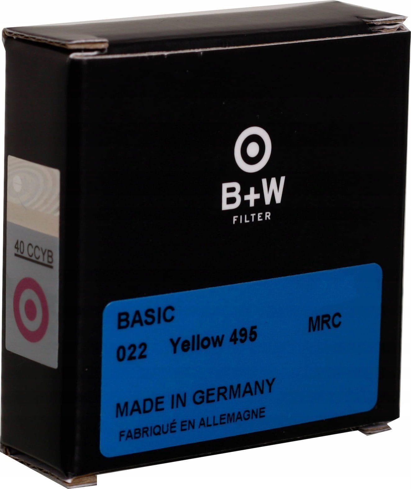 Filter fotografik B+W Basic 022M MRC Yellow 495, 58mm, i verdhë