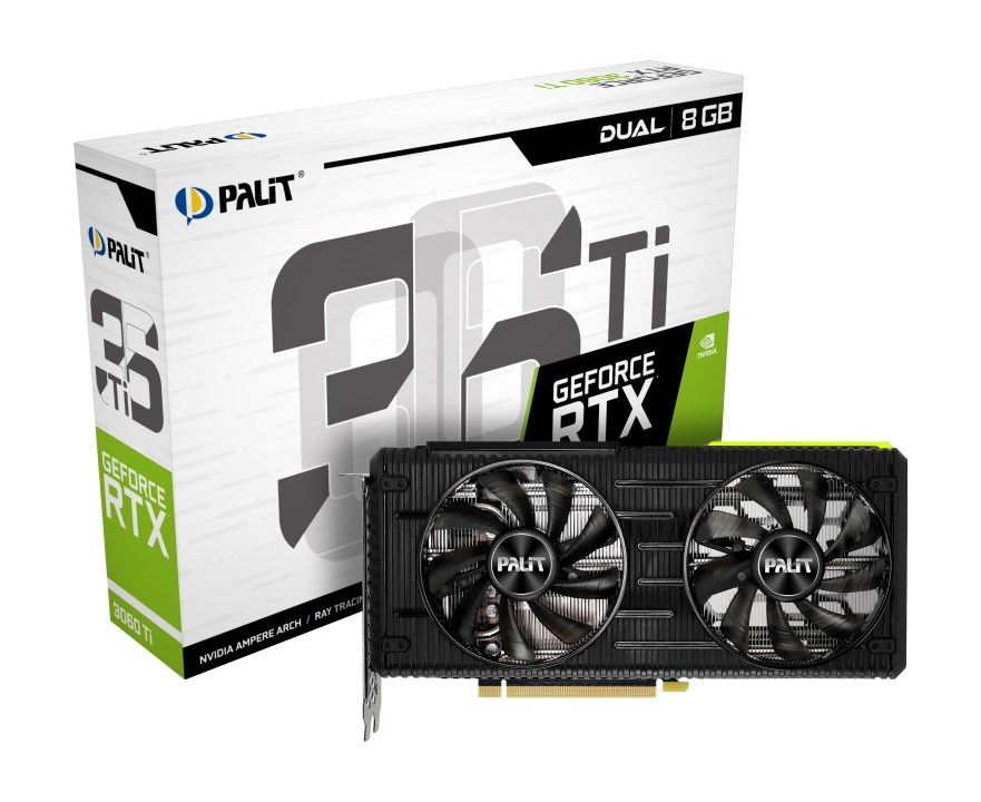 Kartelë Grafike PALIT GeForce RTX 3060 Ti Dual LHR, 8GB GDDR6