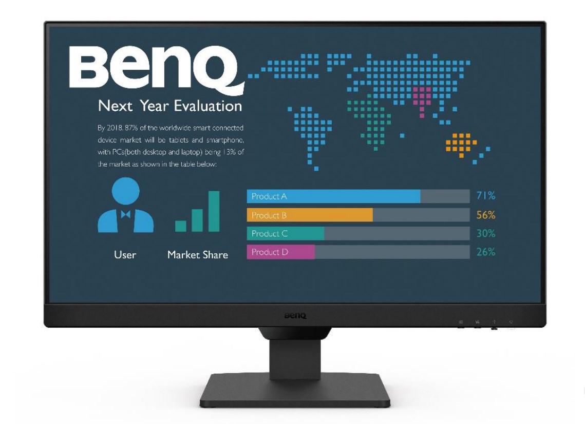 Monitor BenQ BL2490, 23.8", 1920 x 1080, 100 Hz, i zi