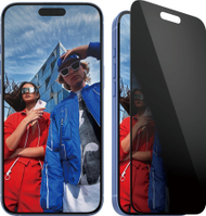 Xham mbrojtës privatësie Pantserglas për iPhone 16 Plus P2863, kundër gërvishtjeve, transparencë e lartë, i tejdukshëm