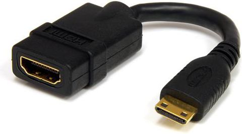 Përshtatës AV StarTech, HDMI Mini - HDMI, i zi