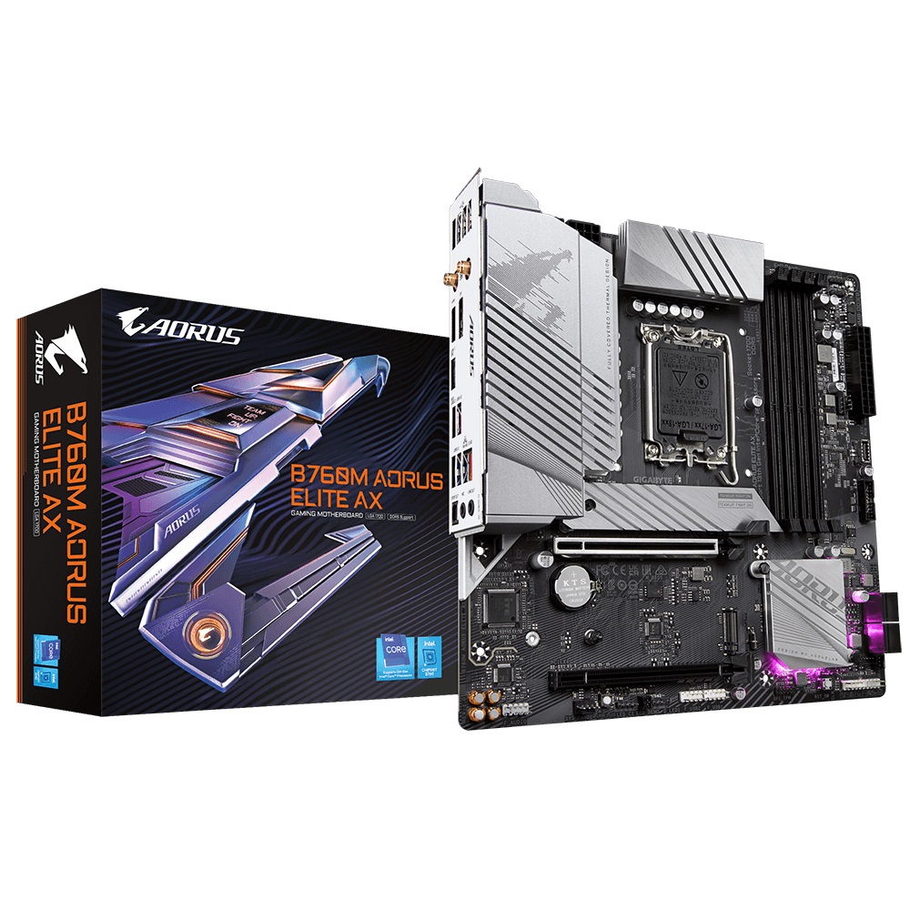 Pllakë amë GIGABYTE B760M AORUS ELITE AX