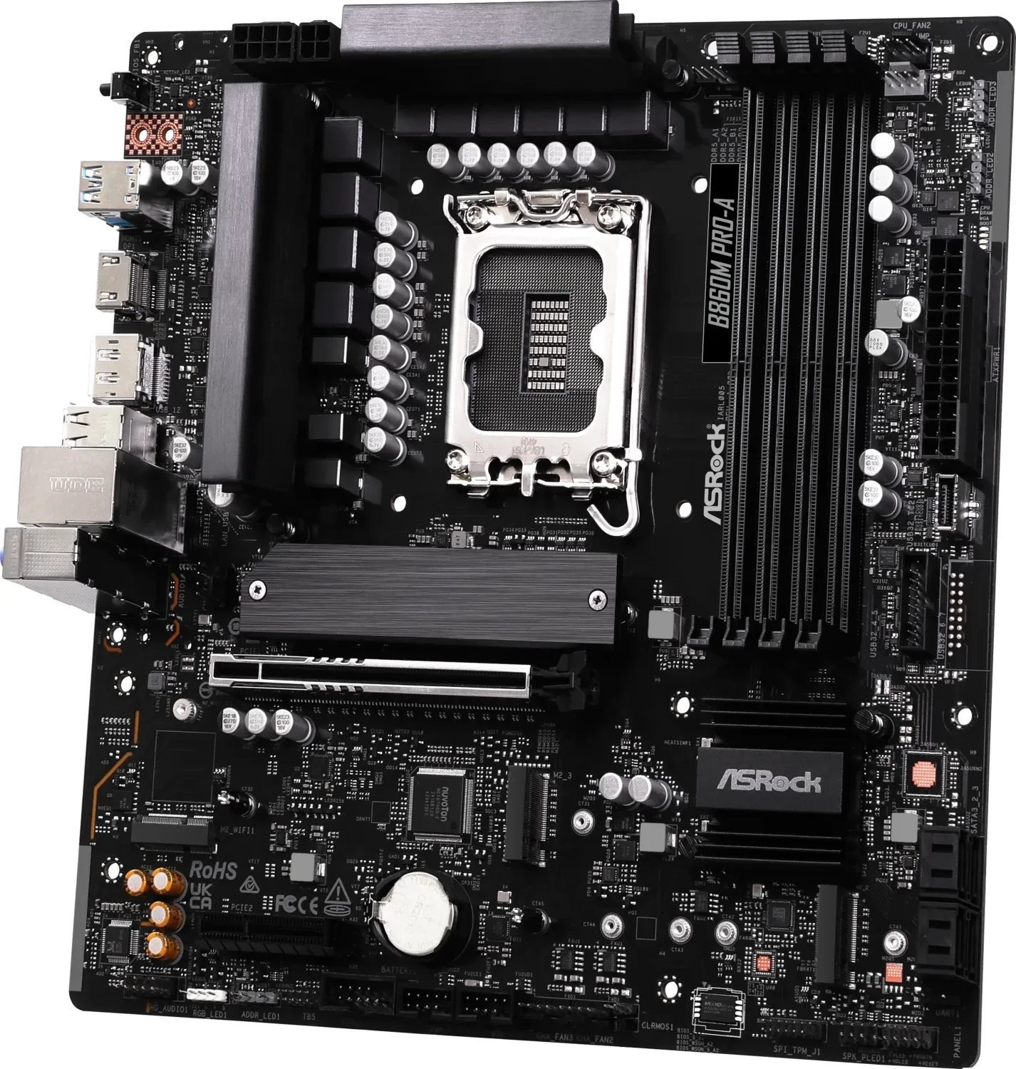 Pllakë amë ASRock B860M Pro-A, Intel B860, DDR5, Micro ATX