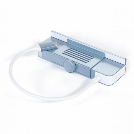 USB Hub Satechi USB-C Clamp për iMac 24" (2021), i kaltër