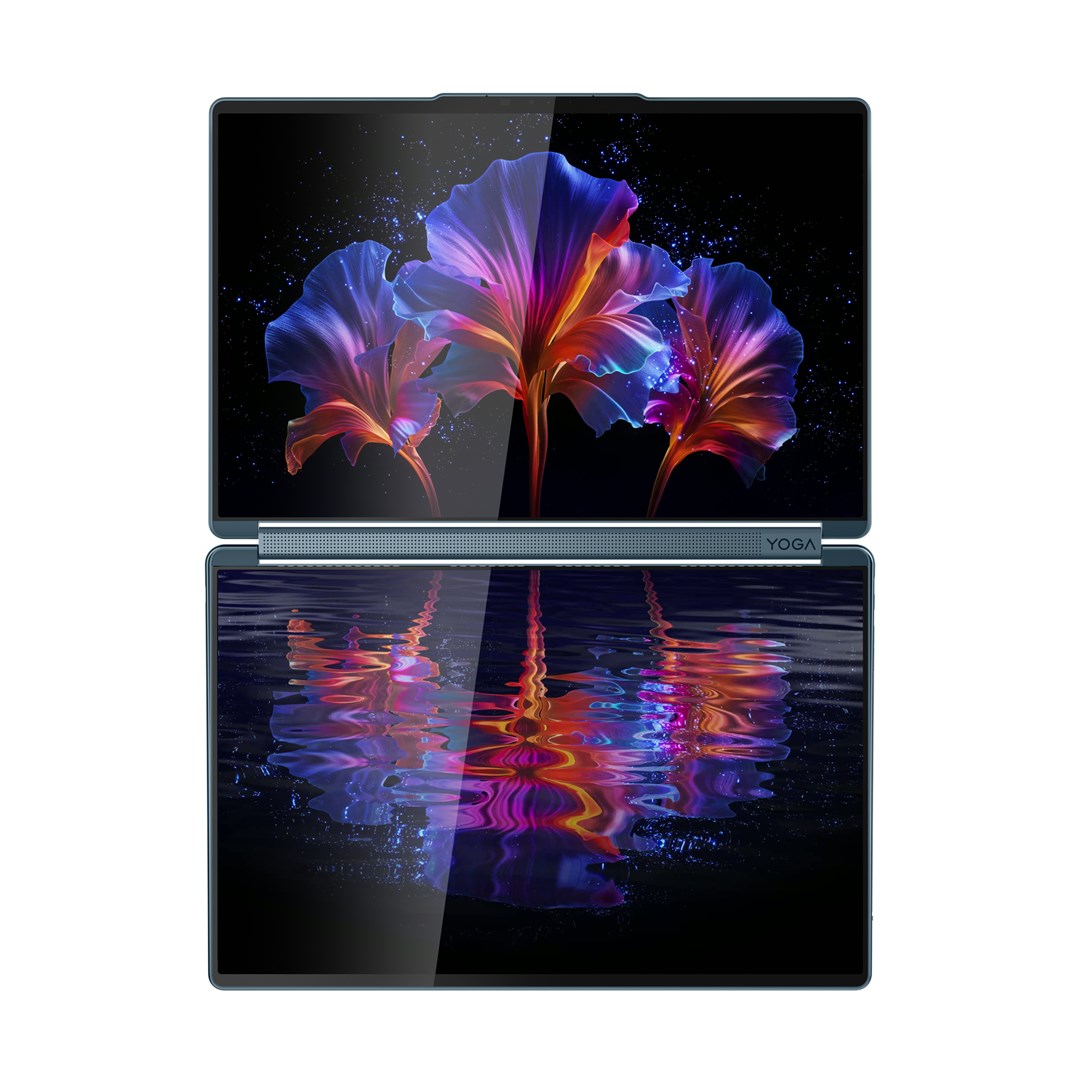 Laptop Lenovo Yoga Book 9 14IAH10, 14", Intel Core Ultra 7 255H, Touchscreen 2.8K, 32 GB LPDDR5x-SDRAM, 1 TB SSD, teal