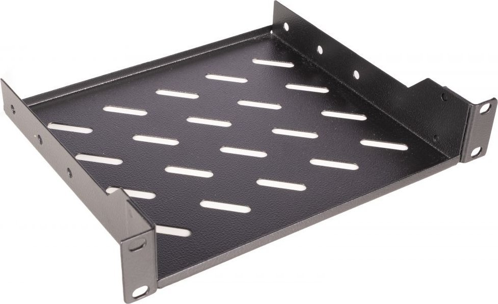 Rafte i fiksuar LevelOne Equip 280614 EZFS-10-1-20-B, 1U, 200mm, i zi