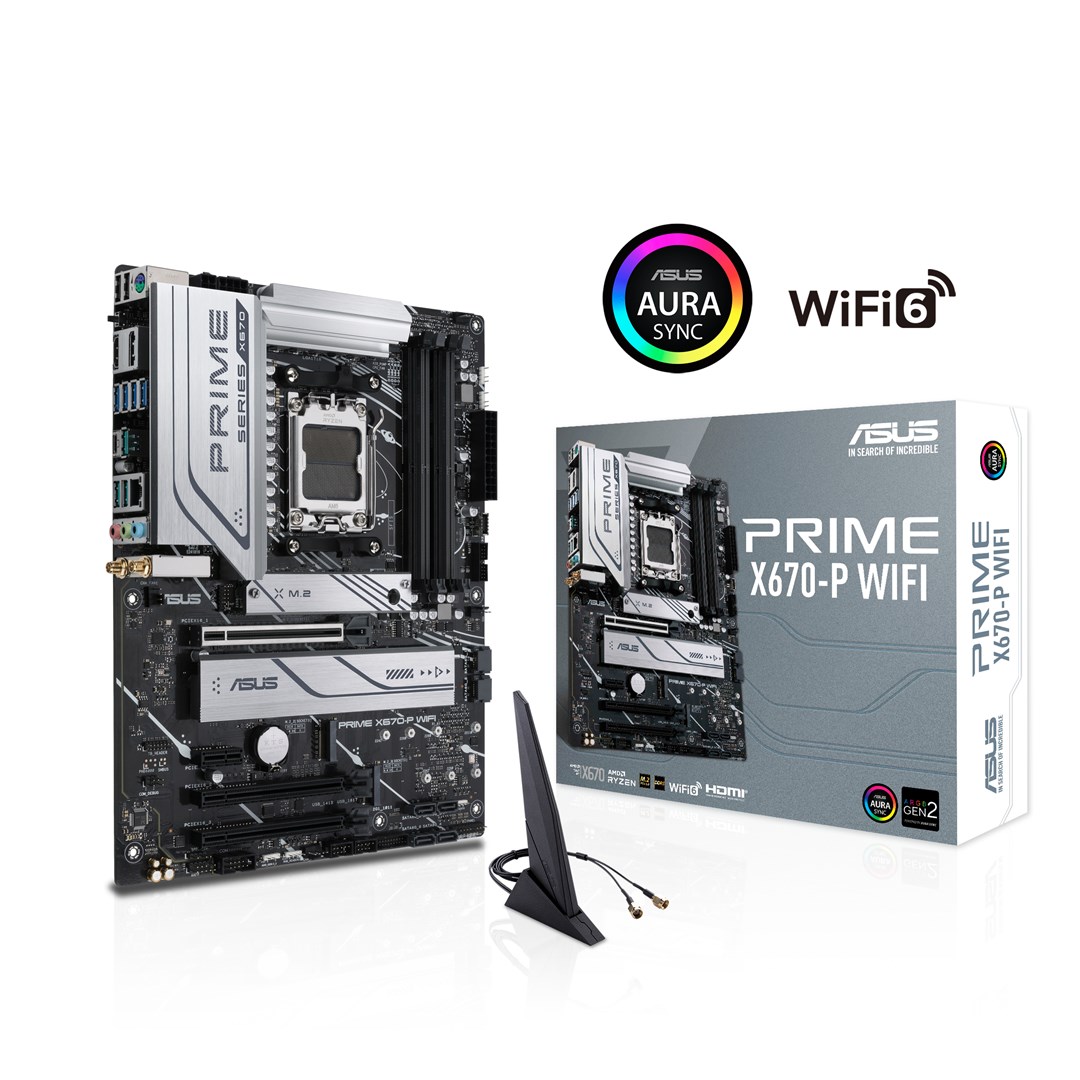 Pllakë amë ASUS PRIME X670-P WiFi AMD X670 Socket AM5 ATX