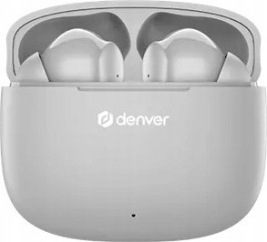 Безжични слушалки Denver TWE-48GR, Bluetooth 5.3, USB-C, сиви