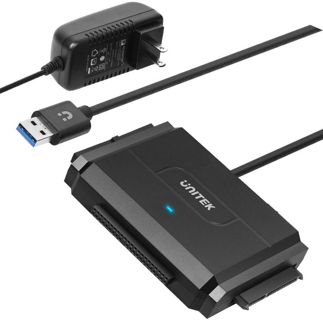 Adapter i jashtëm Unitek Y-3324, USB 3.0 urë për SATA II dhe IDE-Y-3324