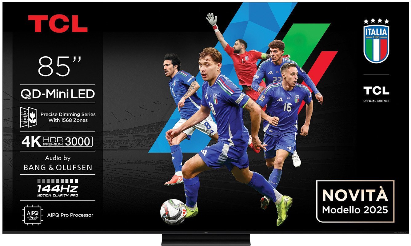 Televizor TCL C7K 85", QD Mini LED, 4K HDR, Smart Google TV