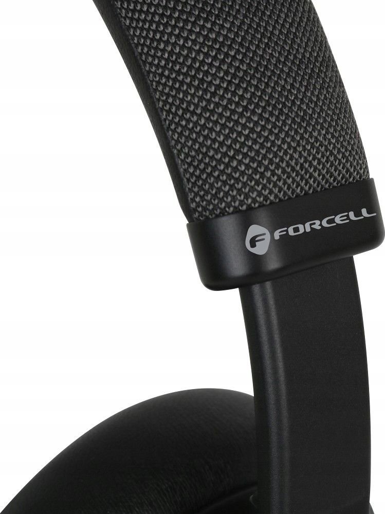 Kufje pa tela Forcell F Audio Touch Beat, ANC, mbi veshë, të zeza