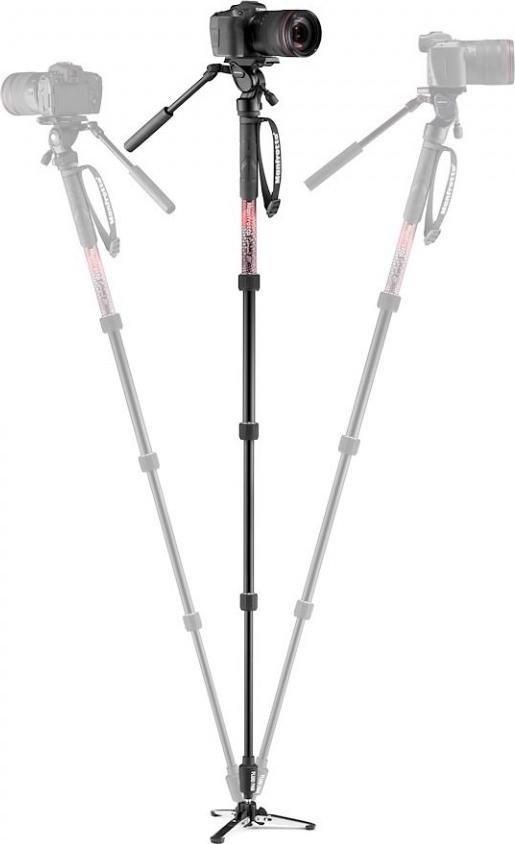 Monopod Manfrotto Element MII Video, seri 400, alumini, i zi