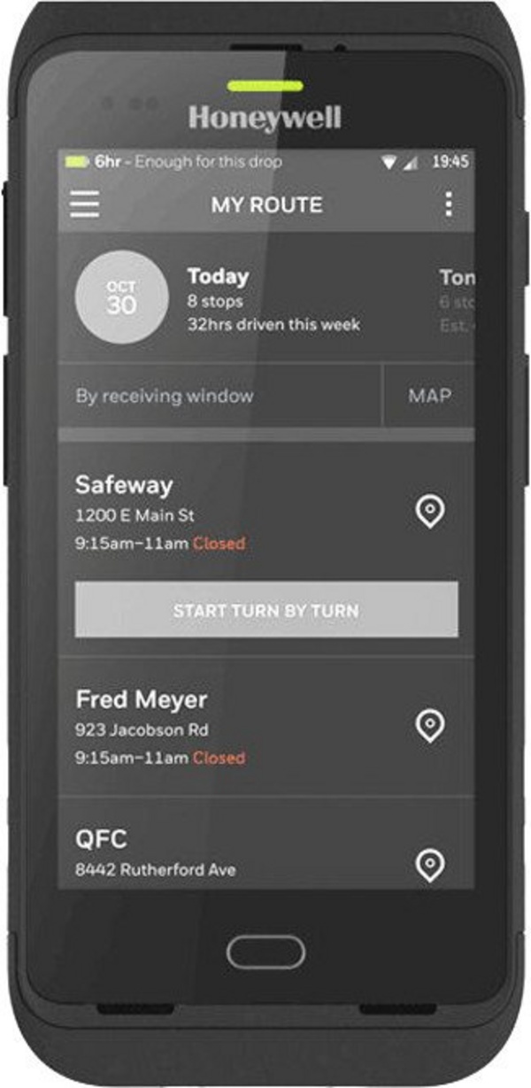 Terminal Honeywell CT40 - Wi-Fi, 2 / 32.5 "TFT, GMS, Android 7       