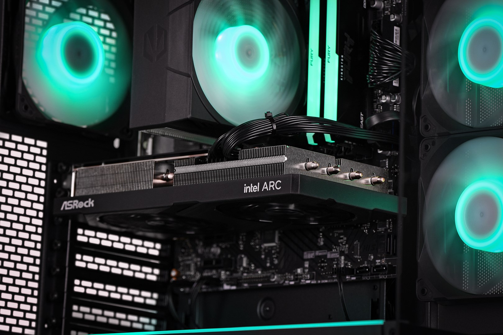 Компјутер Actina View, i5-12400F, 32GB, 1TB SSD, Arc A580, црн