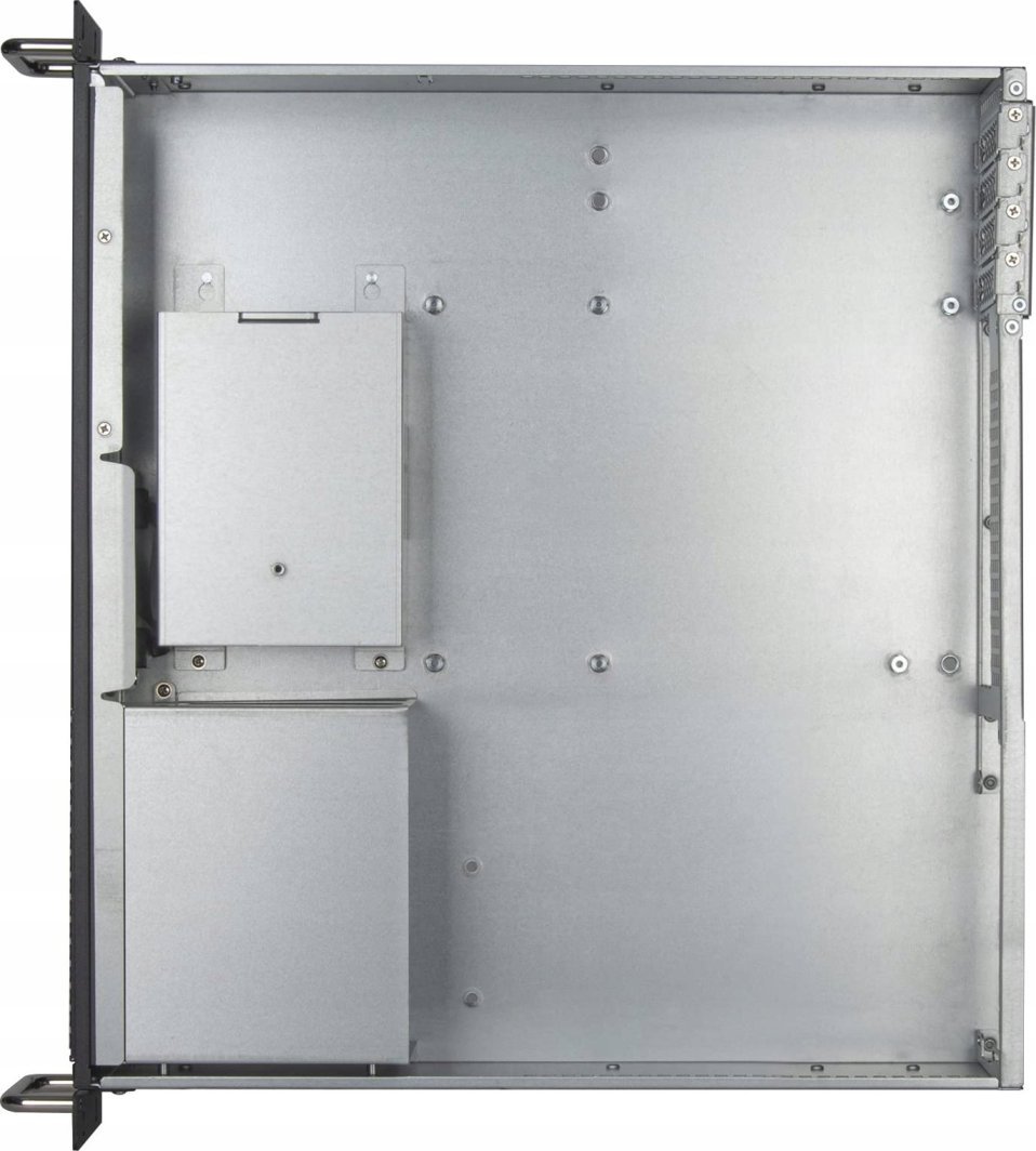 Kuti serveri SilverStone 2U Rackmount, Micro ATX, pa furnizues, gri