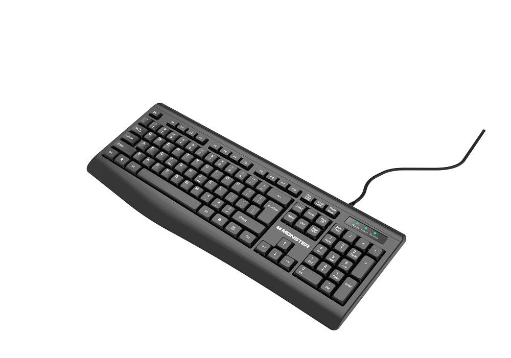 Set - Tastierë + Maus (2N1) MONSTER KM1 PRO-CBK