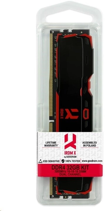 Memorie RAM Goodram DDR4 8GB 3200 CL16 IRDM X