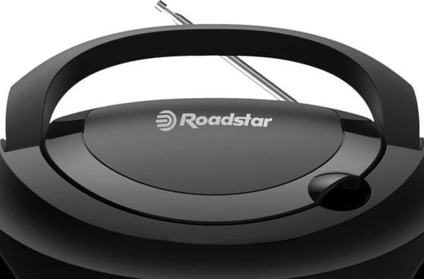 Radio portative Roadstar CDR375D+, CD MP3 USB, DAB+ FM, e zezë
