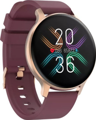 Smartwatch Canyon Badian SW-68, ekran LCD, rrip silikoni, burgundy