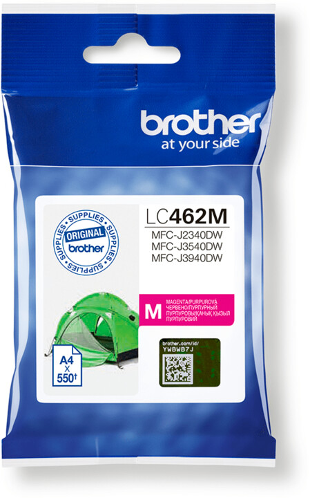 Ngjyrë për printer Brother LC-462M, Magenta