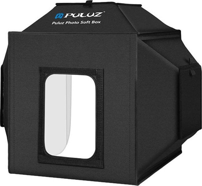 Студио за фотографија Puluz PU5042EU, кутија за светло 40cm, LED 24W 5500K, бела
