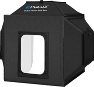 Студио за фотографија Puluz PU5042EU, кутија за светло 40cm, LED 24W 5500K, бела