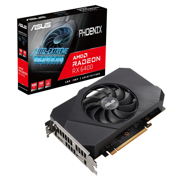 Kartë grafike ASUS AMD Radeon RX 6400, 4 GB GDDR6, PH-6400-4G