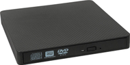 Надворешен DVD читач iBOX IED03, USB A и USB C, црн