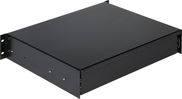 Sirtar RACK Pulsar Drawer 19" 2U RAS-R2, metalik, me kyç, i zi