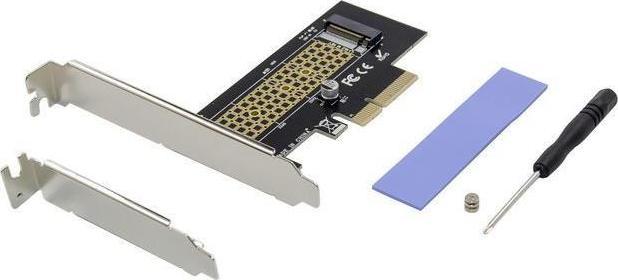 Adaptues SSD MicroConnect PCIe x4 M.2 NVMe, PCIe 3.0, i zi