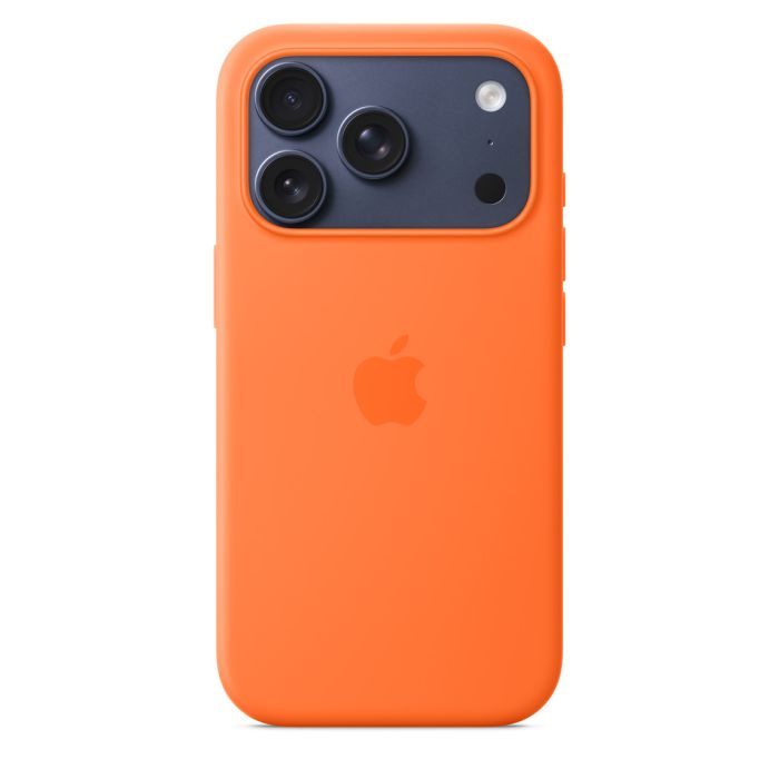 Apple iPhone 17 Pro Silicone Case with MagSafe, Orange
