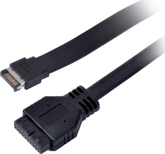 Комплет за надградба USB SilverStone SST-G11313530-RT, USB Type C, USB 3.1 Gen 2, црн