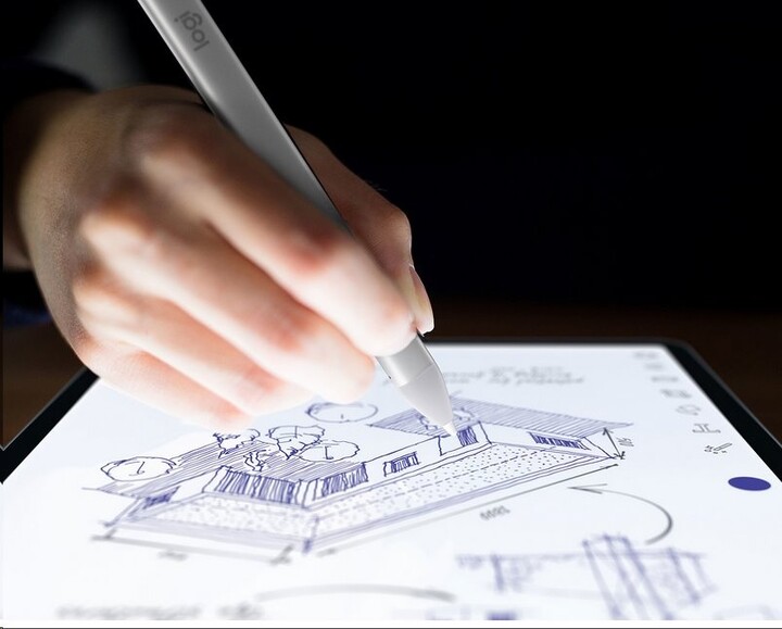 Дигитален молив Logitech Crayon, сребрена боја