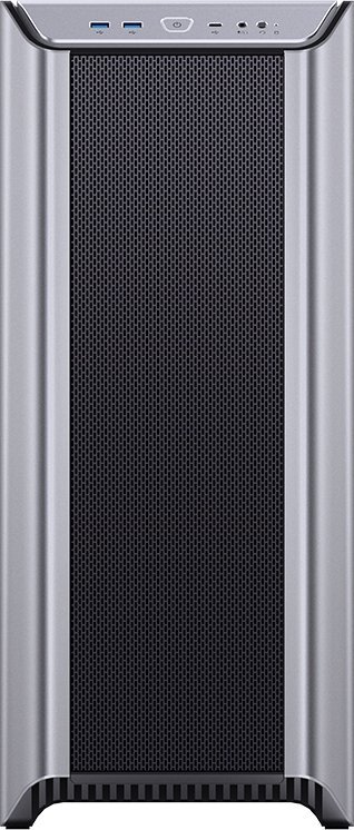 Kasë Jonsbo D500 ARGB, e zezë dhe e argjendtë, Full Tower